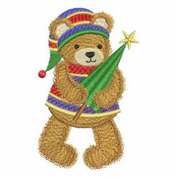 Christmas Teddy Bears 07 machine embroidery designs