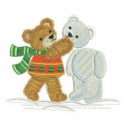 Christmas Teddy Bears 08 machine embroidery designs