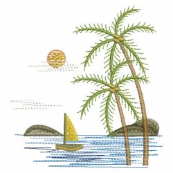 Tropical Scene 01(Md) machine embroidery designs