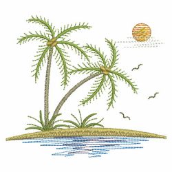 Tropical Scene 02(Lg) machine embroidery designs