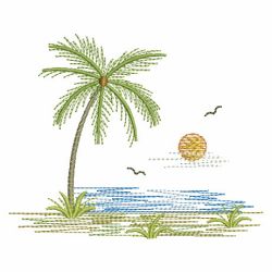 Tropical Scene 05(Md) machine embroidery designs