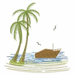 Tropical Scene 07(Sm) machine embroidery designs