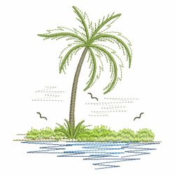 Tropical Scene 09(Lg) machine embroidery designs