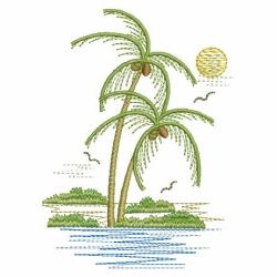 Tropical Scene 12(Md) machine embroidery designs