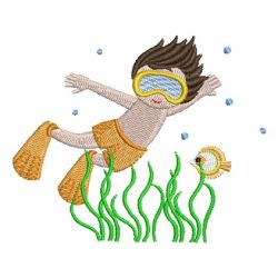 Ocean Diver 08 machine embroidery designs