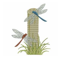 Summertime Dragonflies 08(Md) machine embroidery designs