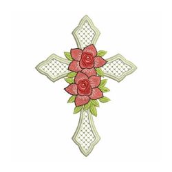 Rose Cross 02(Md) machine embroidery designs