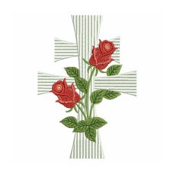 Rose Cross 10(Md) machine embroidery designs