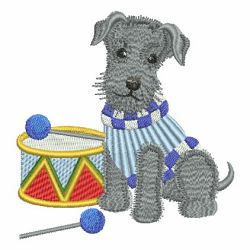 Christmas Scottie Dog 07 machine embroidery designs