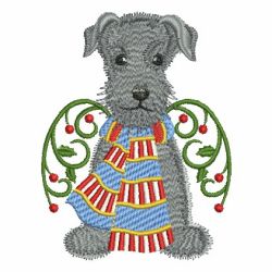 Christmas Scottie Dog 10 machine embroidery designs