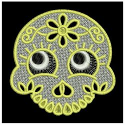 FSL Artistic Skull 04 machine embroidery designs