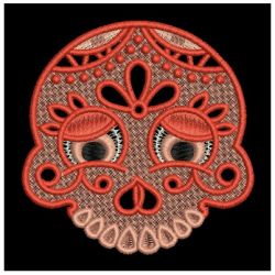 FSL Artistic Skull 05 machine embroidery designs