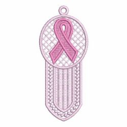 FSL Pink Ribbon Bookmarks 02 machine embroidery designs
