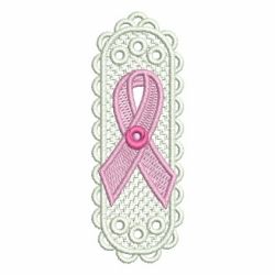 FSL Pink Ribbon Bookmarks 08 machine embroidery designs