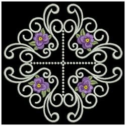 Heiloom Pansy Quilt 03(Sm) machine embroidery designs