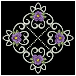 Heiloom Pansy Quilt 05(Lg) machine embroidery designs