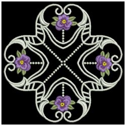 Heiloom Pansy Quilt 10(Lg) machine embroidery designs