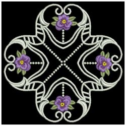 Heiloom Pansy Quilt 10(Sm) machine embroidery designs