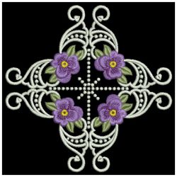 Heiloom Pansy Quilt 12(Sm) machine embroidery designs