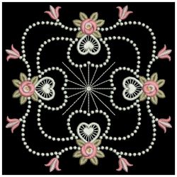 Candlewick Rose Quilt 05(Lg) machine embroidery designs