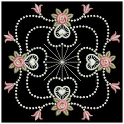 Candlewick Rose Quilt 05(Md) machine embroidery designs