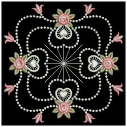 Candlewick Rose Quilt 05(Sm) machine embroidery designs