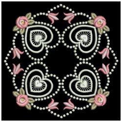 Candlewick Rose Quilt 09(Sm) machine embroidery designs