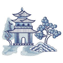 Blue Willow 02(Lg) machine embroidery designs