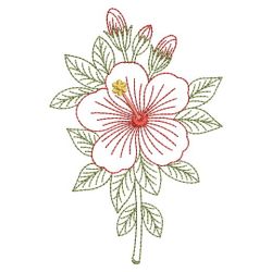 Vintage Hibiscus 02(Sm) machine embroidery designs