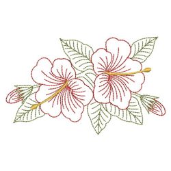 Vintage Hibiscus 08(Sm) machine embroidery designs