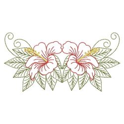 Vintage Hibiscus 13(Lg)