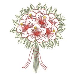 Vintage Hibiscus 14(Sm) machine embroidery designs