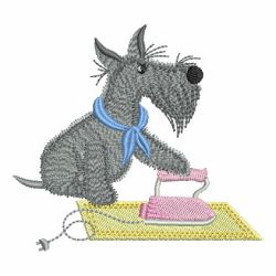 Cute Scottie Dog 05 machine embroidery designs