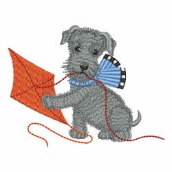 Cute Scottie Dog 06 machine embroidery designs
