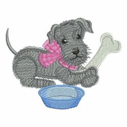 Cute Scottie Dog 08 machine embroidery designs
