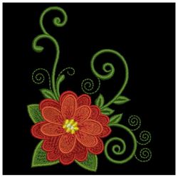 Dahlias 02(Lg) machine embroidery designs