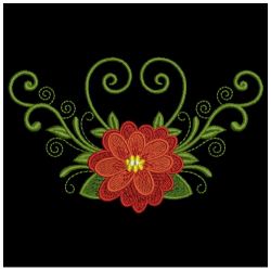 Dahlias 03(Sm) machine embroidery designs