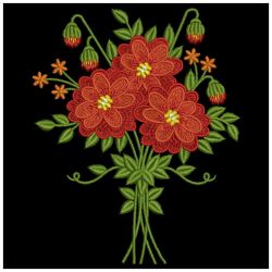 Dahlias 06(Lg) machine embroidery designs