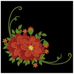 Dahlias 07(Md) machine embroidery designs