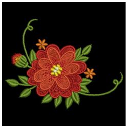 Dahlias 08(Md) machine embroidery designs