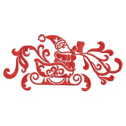 Damask Christmas 06(Md) machine embroidery designs