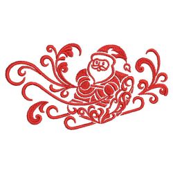 Damask Christmas 07(Md) machine embroidery designs