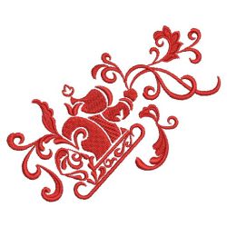 Damask Christmas 08(Lg) machine embroidery designs