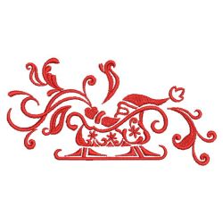 Damask Christmas 09(Lg) machine embroidery designs