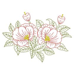 Vintage Camellia 06(Md) machine embroidery designs