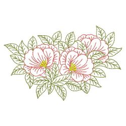Vintage Camellia 07(Md) machine embroidery designs