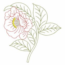 Vintage Camellia 08(Md) machine embroidery designs