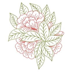 Vintage Camellia 09(Md) machine embroidery designs