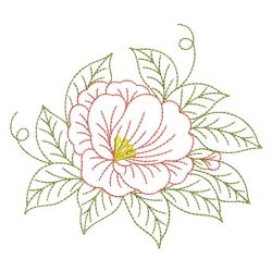 Vintage Camellia 10(Lg) machine embroidery designs