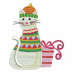 Christmas Kittens 03 machine embroidery designs